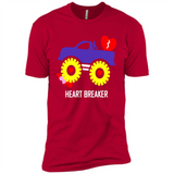 HEART BREAKER BLUE MONSTER TRUCK VALENTINE'S DAY