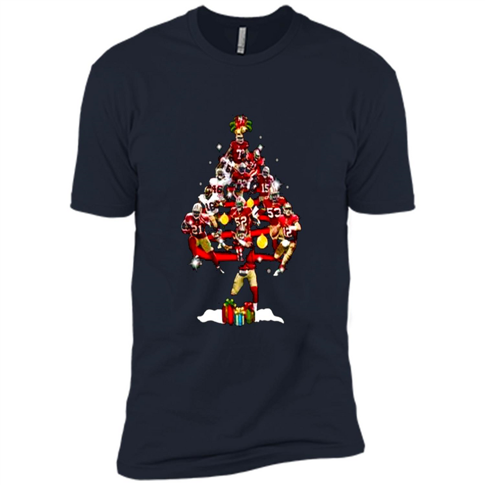 San Francisco 49ers Players Christmas Tree PINGPONG