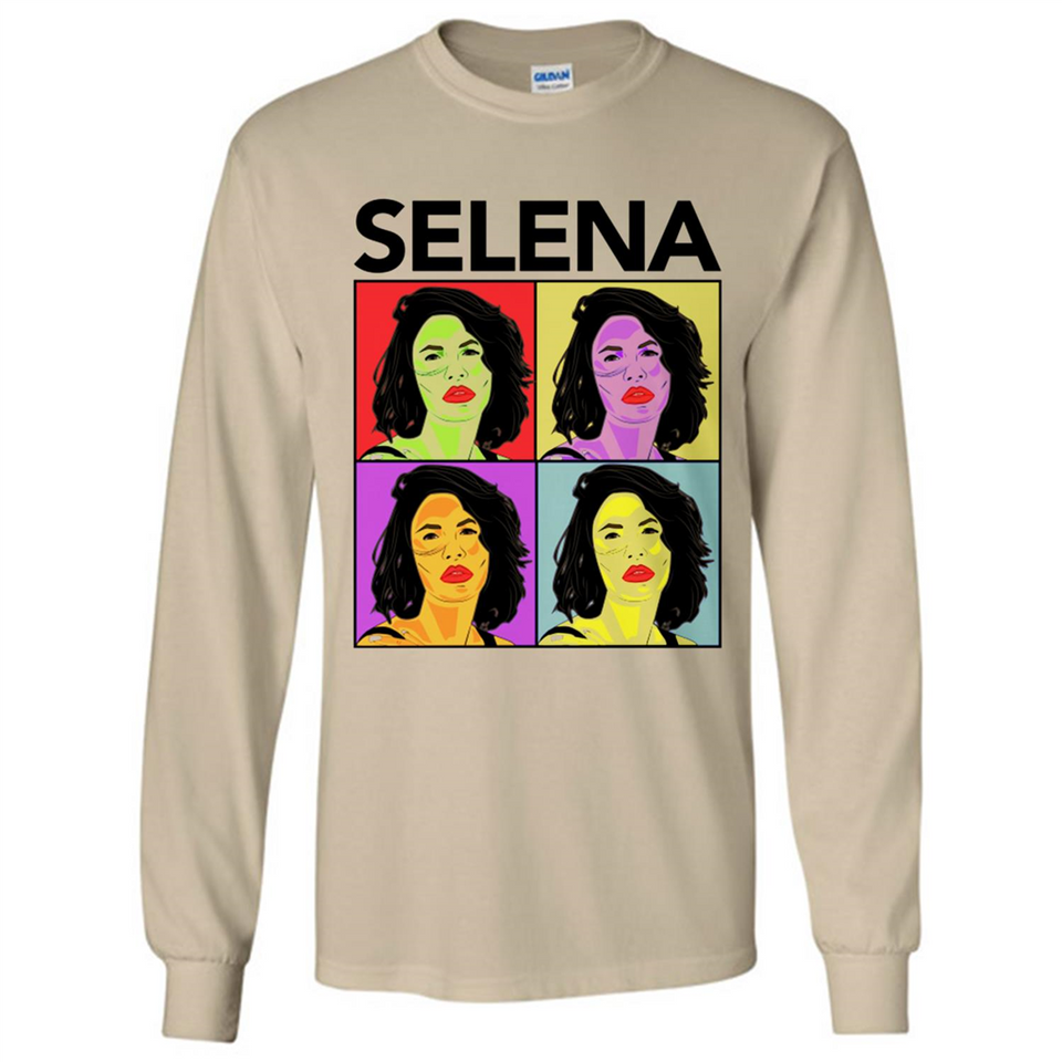 Selena Quintanilla Pop Art - Long Sleeve T-Shirt