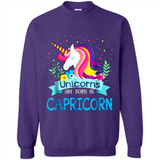 Unicorns are born in Capricorn Birthday Rainbow Gift Custom Ultra Cotton