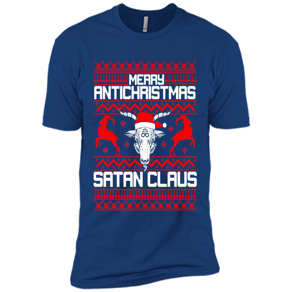 Merry Antichristmas Satan Claus - Premium Short Sleeve T-Shirt