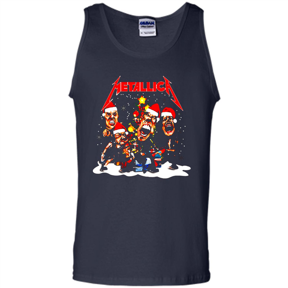 Metallica christmas sweatshirt hoodie long PINGPONG - Tank Top