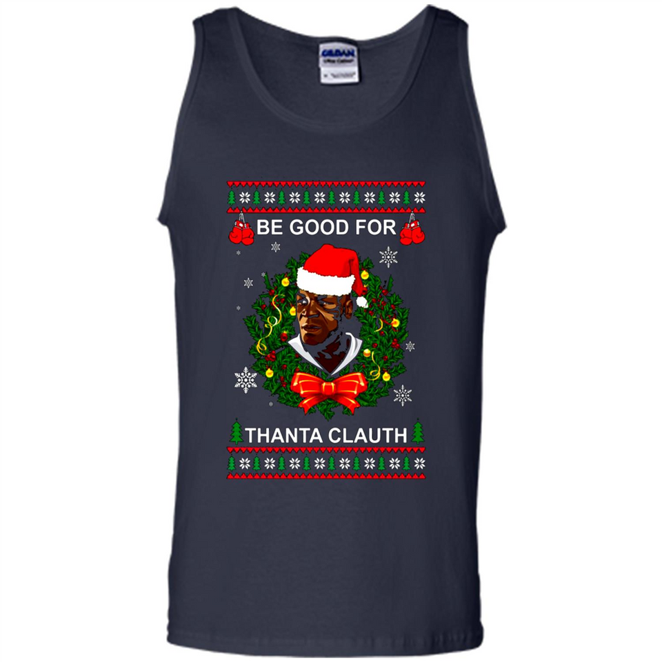 Mike Tyson Thanta Clauth Santa Claus Christmas sweater PINGPONG