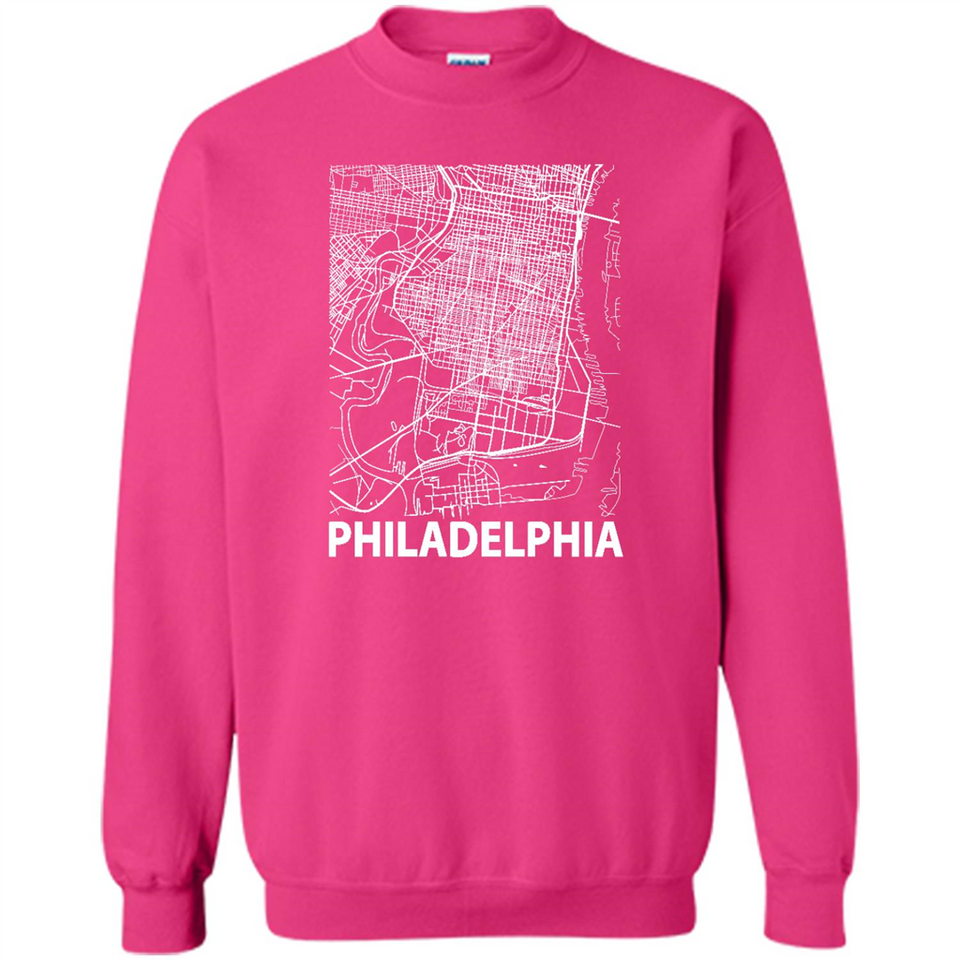 Philadelphia Pennsylvania City Map Souvenir