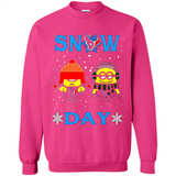 Snow Day Shirt For Houston Texans Vs Minion Fans pingpong
