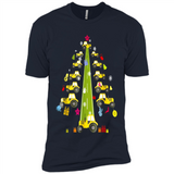 Tractor Car Christmas Tree T-shirt For Drivers