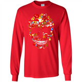 Skull Christmas Decorations Merry Xmas T-Shirt - Long Sleeve T-Shirt