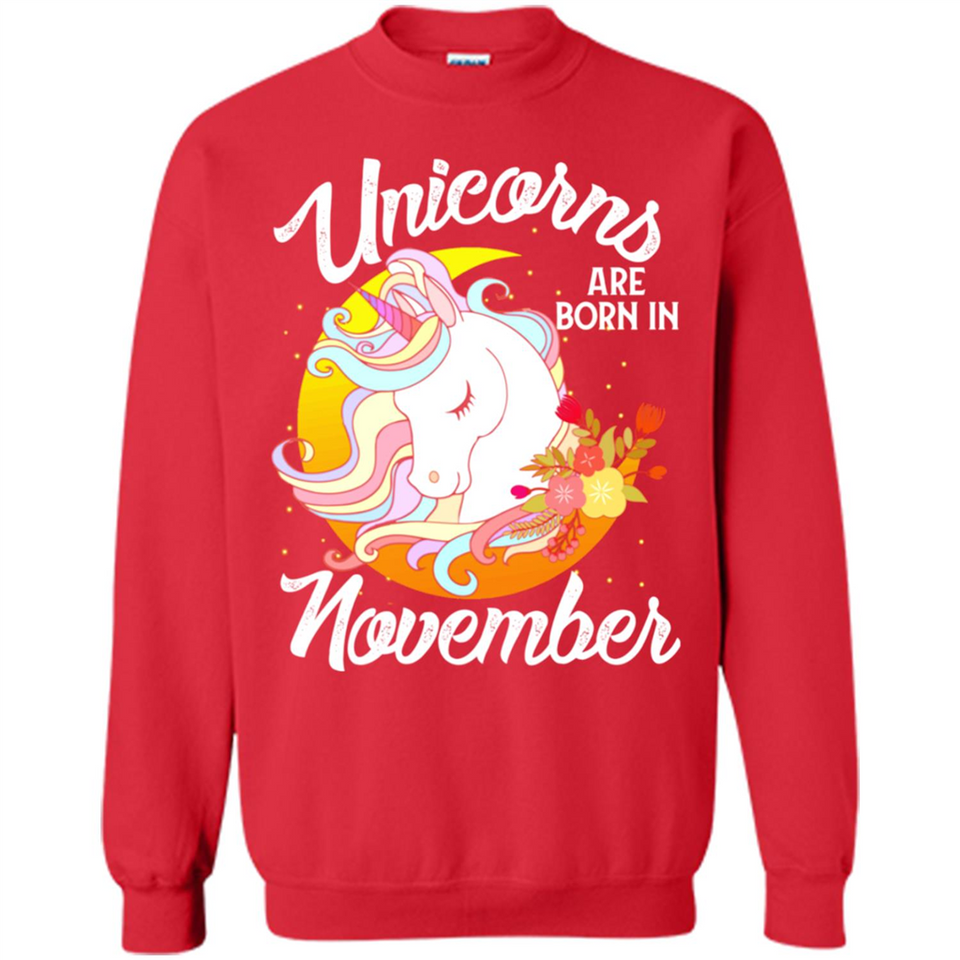 Unicorns Are Born In November Magical Rainbow