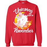 Unicorns Are Born In November Magical Rainbow