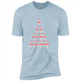 Flamingo Christmas Tree Flamingo - Premium Short Sleeve T-Shirt