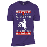 Motocross oh what fun it is to ride Christmas sweater PINGPONG