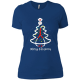 Christmas tree Nurse merry Christmas - Ladies' Boyfriend T-Shirt