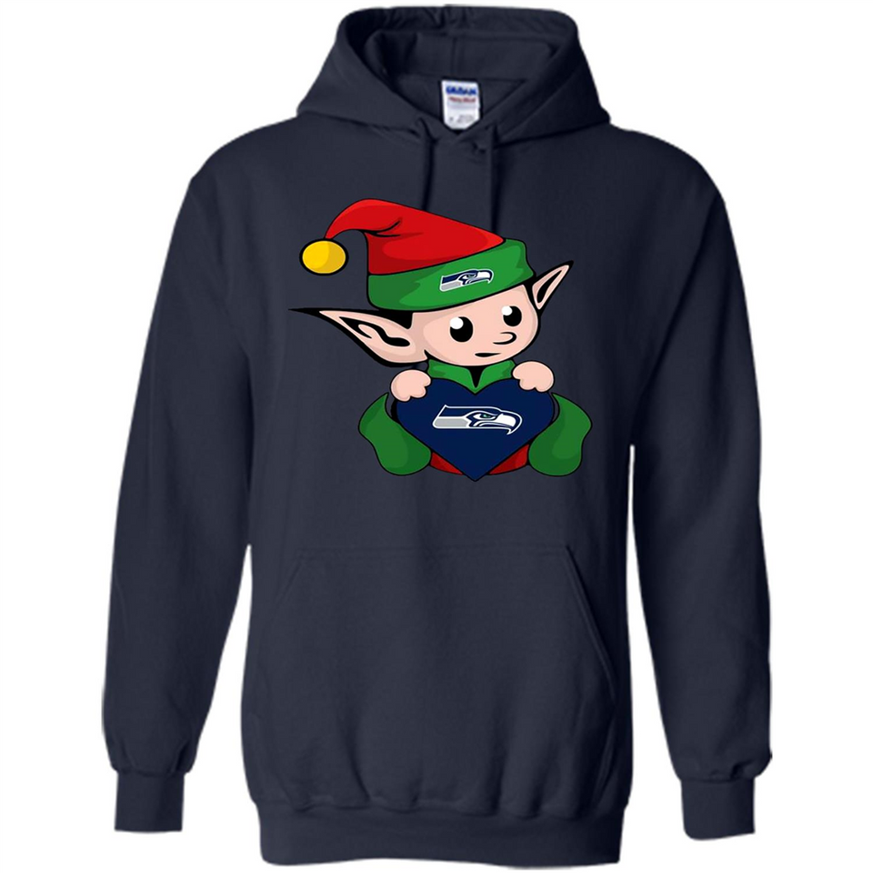 Seattle Seahawks ELF Elves Grinch Santa Claus