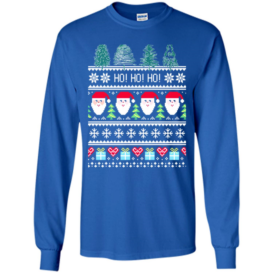 Ugly Merry Christmas Tree Santa Snowflakes