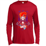 Calgary Flames Halloween The Nightmare Before Christmas - Canvas Long Sleeve T-Shirt