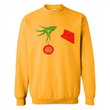 Funny Grinch Hand holding Firefighter ornament Christmas Sporty T-Shirt - Sweatshirt