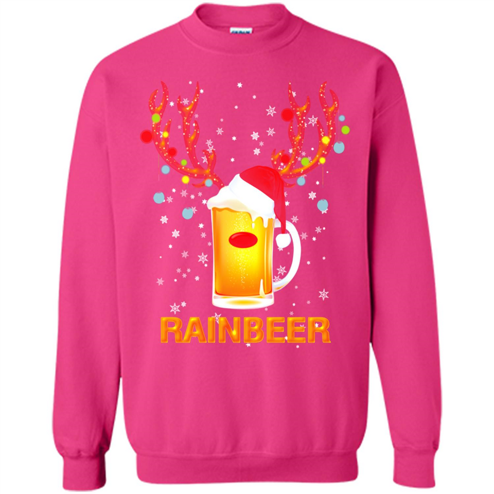 Rainbeer Funny Reindeer Beer Lover
