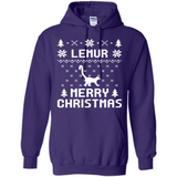 Vintage Tee For Women Men Graphic Shirts Lemur Ugly Christmas Sweater - Hoodie