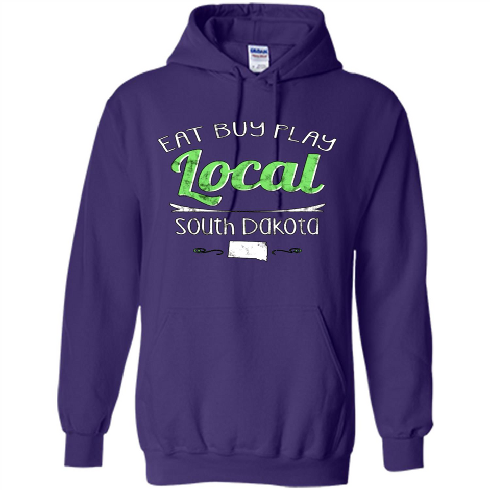 Eat Buy Play Local South Dakota Distressed PING PONG