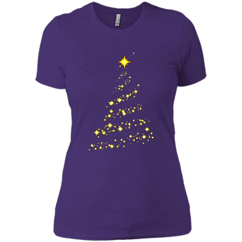 Modern Christmas Tree Light Led Merry Xmas Mug PINGPONG - Ladies' Boyfriend T-Shirt