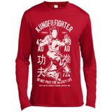 Kungfu Martial Arts Fight Apparel - Canvas Long Sleeve T-Shirt