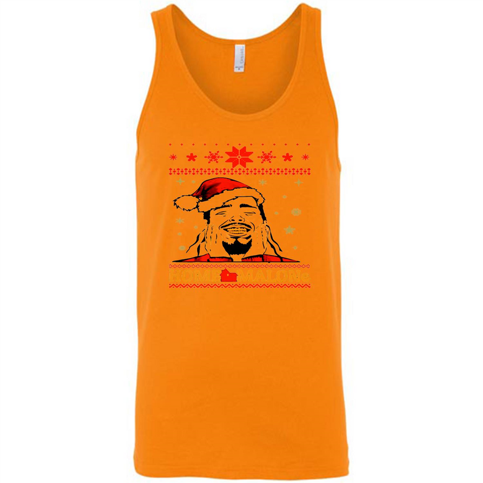 Home Malone Christmas Sweater PINGPONG - Canvas Unisex Tank