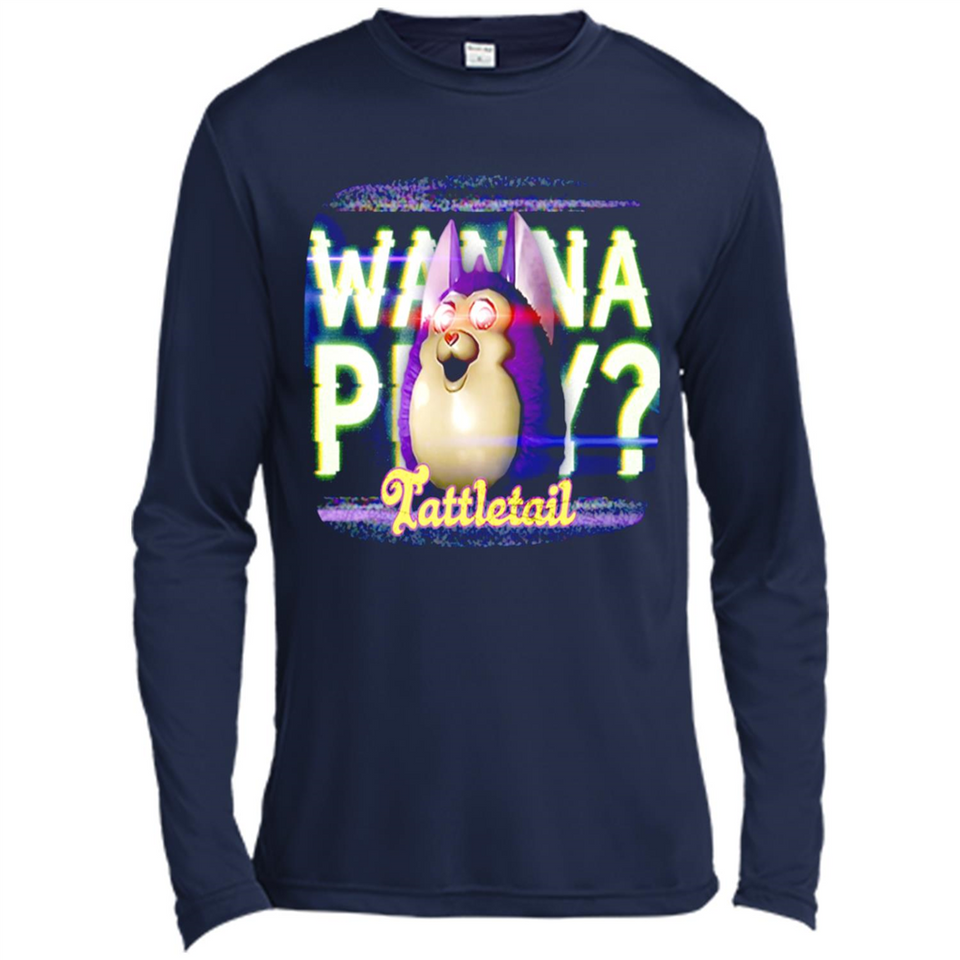 Wanna Play Tattletail - Canvas Long Sleeve T-Shirt