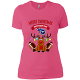 Tennessee Titans NFL Reindeer Funny Merry Christmas And Happy New Year