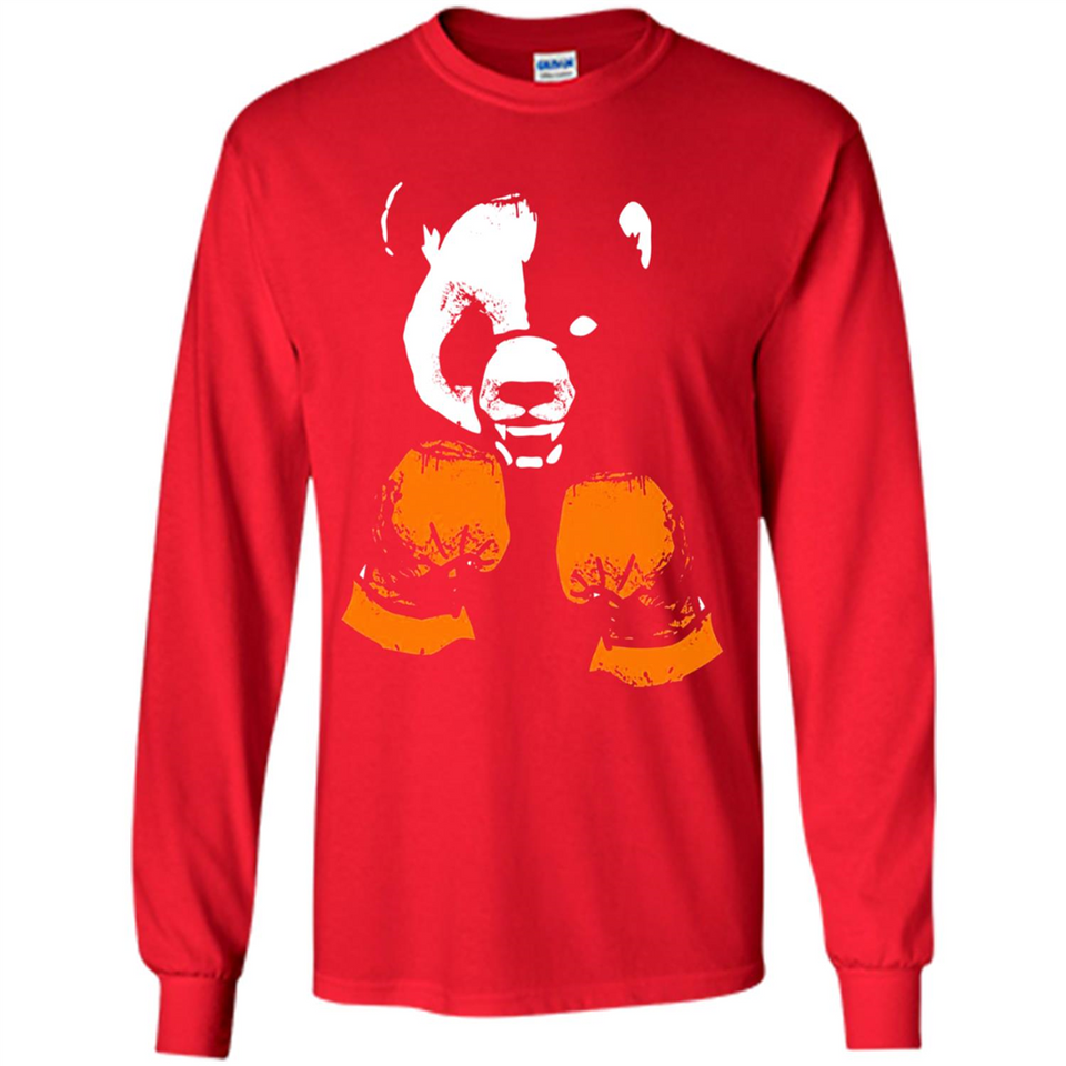 The winner' Cool Panda Bear Boxing Glove - Long Sleeve T-Shirt