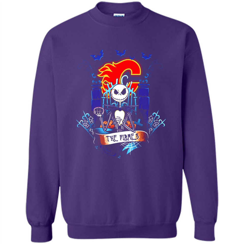 Calgary Flames Halloween The Nightmare Before Christmas - Sweatshirt