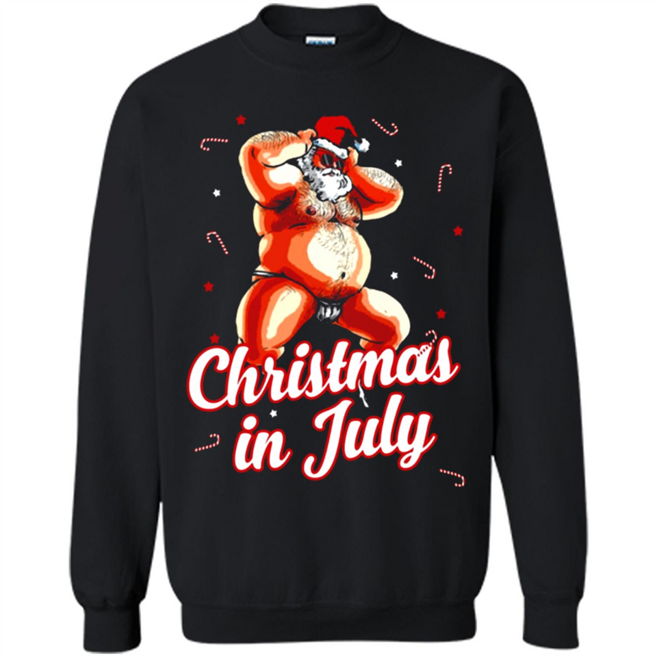 Christmas In July - Funny Dancing Santa - Sweatshirt