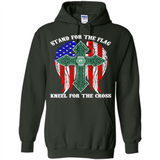 Dallas Stars - stand for the flag kneel for the cross