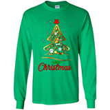 Merry Christmas Dogs Christmas Tree sweater PINGPONG