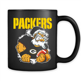 Grumpy Santa Claus Green Bay Packers Football Team PINGPONG
