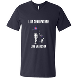 Chicago Cubs GrandFather Like GrandSon - Men's V-Neck