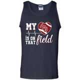Oklahoma Sooners Football My Heart is on that Field - Tank Top