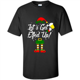 Let's Get Elfed Up Drinking Beer Christmas PINGPONG