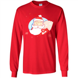 Cute Santa Claus Ho Ho Ho - Long Sleeve T-Shirt
