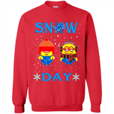 Snow Day Shirt For Detroit Lions Vs Minion Fans pingpong