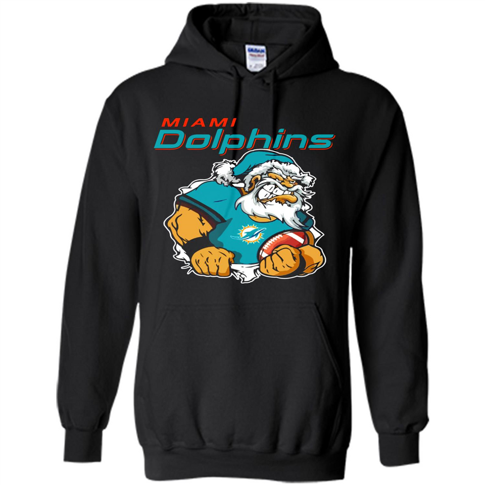 Grumpy Santa Claus Miami Dolphins Football Team PINGPONG