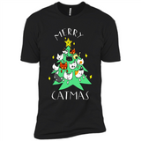 Merry Catmas Funny Cool Christmas Mug PINGPONG - Premium Short Sleeve T-Shirt