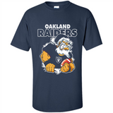 Grumpy Santa Claus Oakland Raiders Football Team PINGPONG
