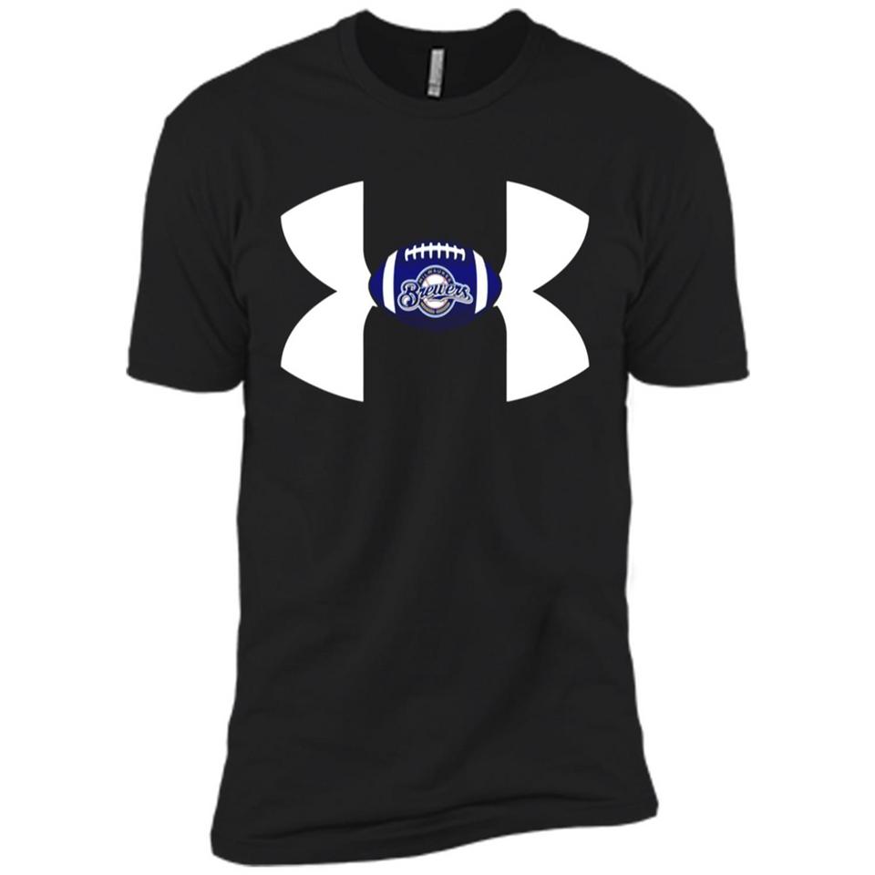 Milwaukee Brewers Under Armour Logo - Premium Short Sleeve T-Shirt