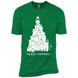 Merry Catmas - Merry Christmas Cat Lover Mug PINGPONG - Premium Short Sleeve T-Shirt