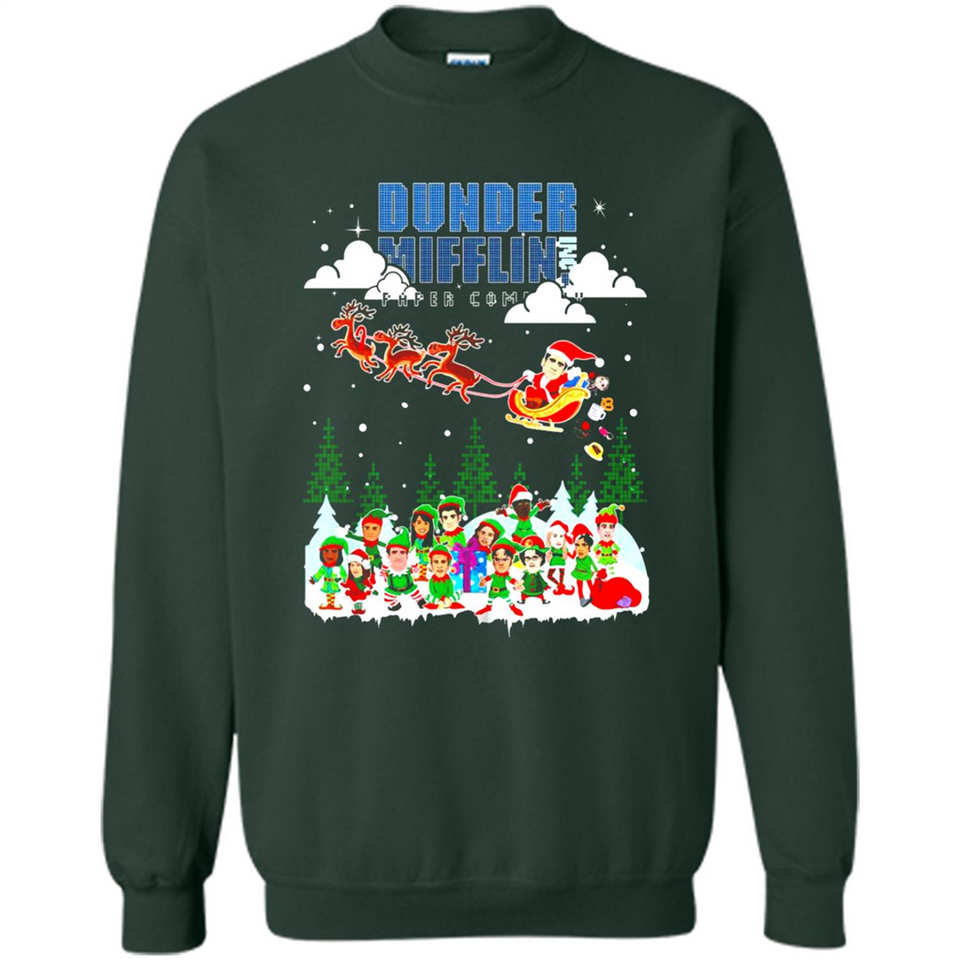 NBC The Office Dunder Mifflin Ugly Christmas Sweater PINGPONG