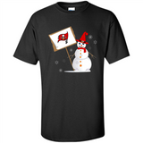 Tampa Bay Buccaneers Snowman Funny