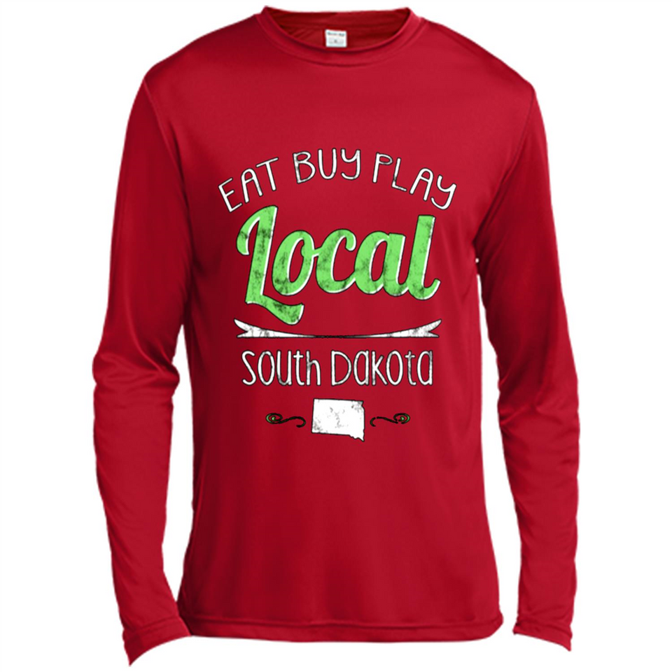 Eat Buy Play Local South Dakota Distressed PING PONG