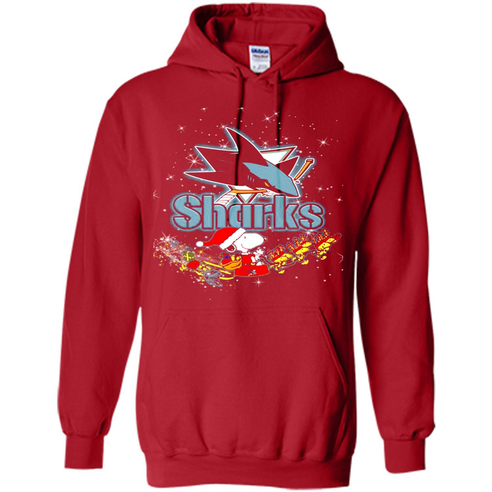 Snoopy Christmas San Jose Sharks - Hoodie