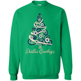 Dallas Cowboys NFL Football Team Logo Christmas Tree T-Shirt - Sweatshirt