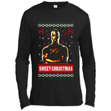 Christmas Ugly Sweater Floyd Mayweather Sweet Christmas - Canvas Long Sleeve T-Shirt